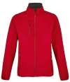 03828 Falcon Lds SOL'S Ladies Falcon Recycled Soft Shell Jacket Pepper Red colour image